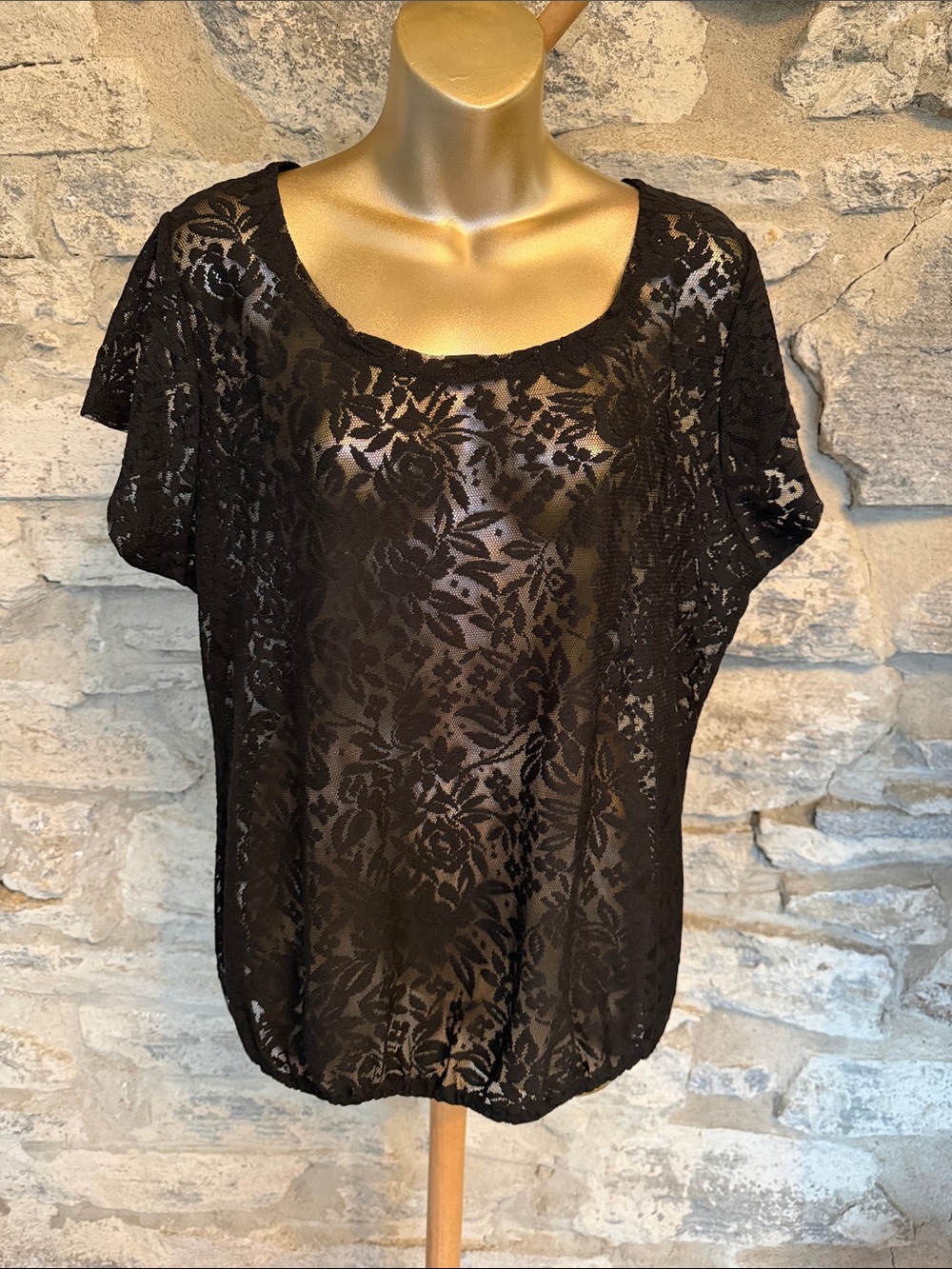 Dorothy Perkins Lace Bubble Top